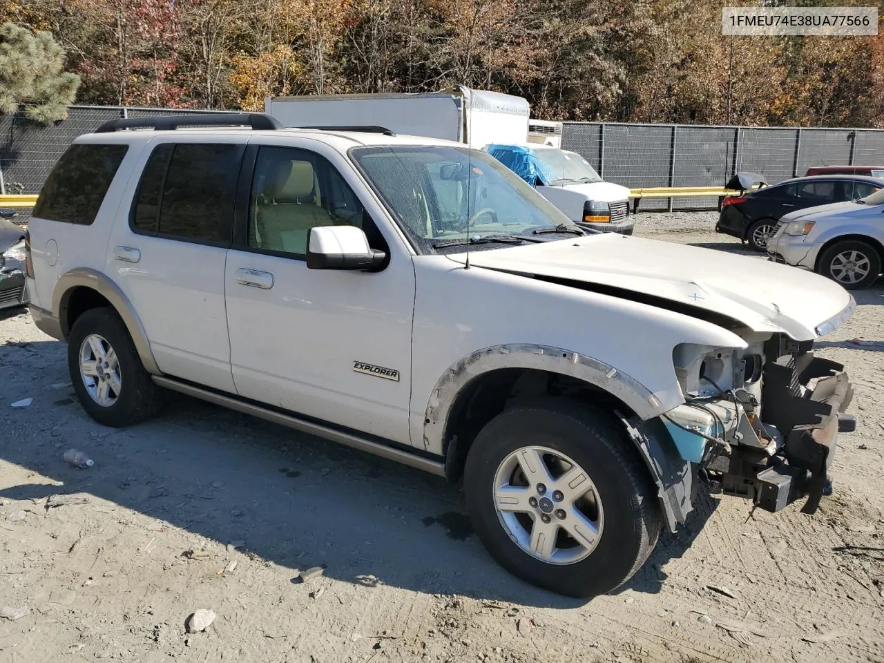 2008 Ford Explorer Eddie Bauer VIN: 1FMEU74E38UA77566 Lot: 78137584