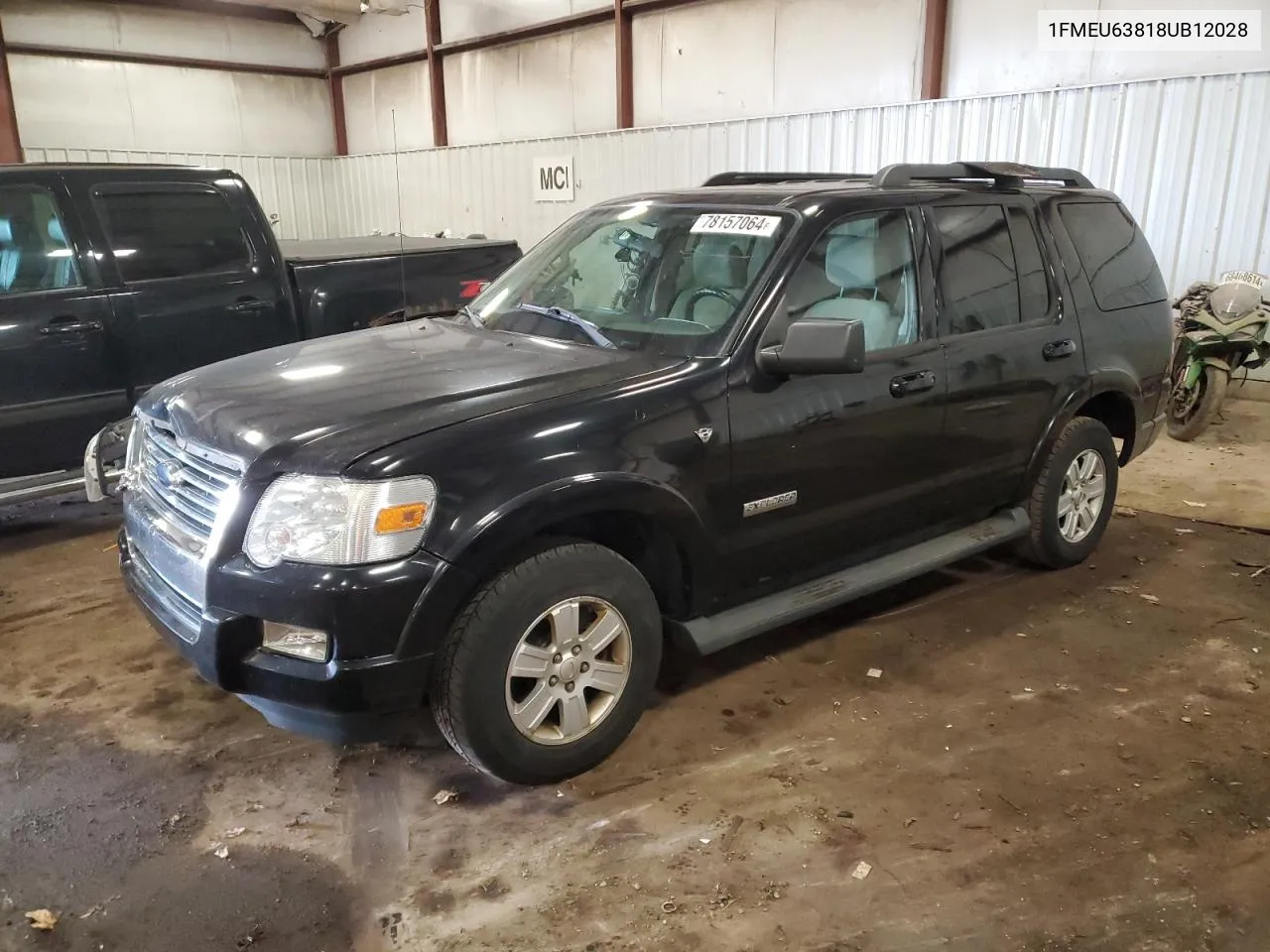 2008 Ford Explorer Xlt VIN: 1FMEU63818UB12028 Lot: 78157064