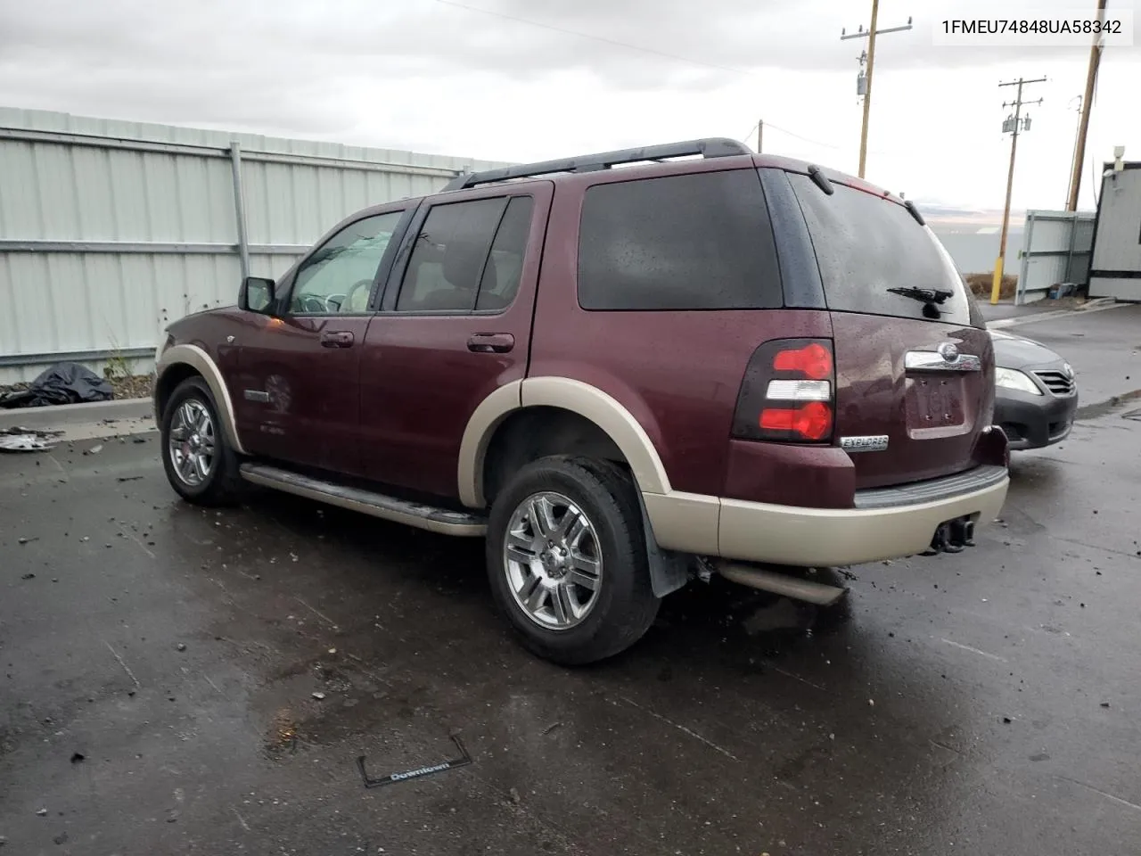 2008 Ford Explorer Eddie Bauer VIN: 1FMEU74848UA58342 Lot: 78234614