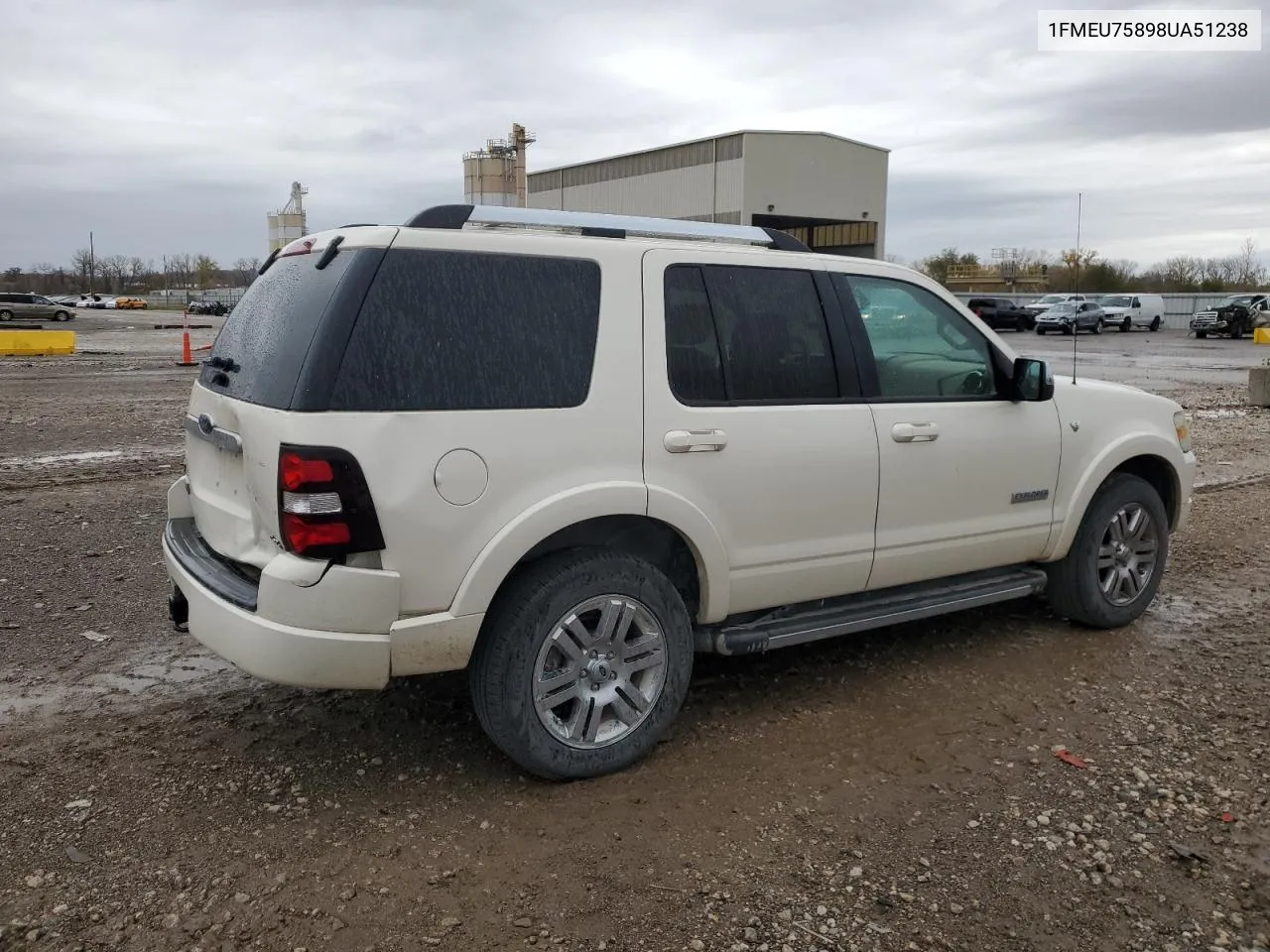 2008 Ford Explorer Limited VIN: 1FMEU75898UA51238 Lot: 79154984