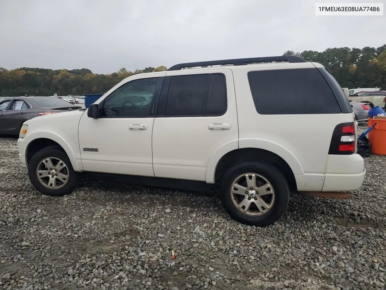 2008 Ford Explorer Xlt VIN: 1FMEU63E08UA77486 Lot: 79622214