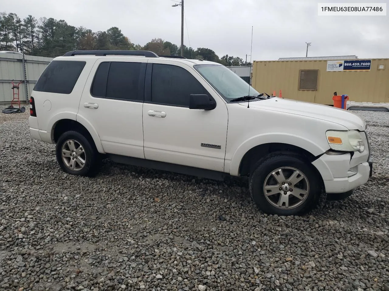 2008 Ford Explorer Xlt VIN: 1FMEU63E08UA77486 Lot: 79622214