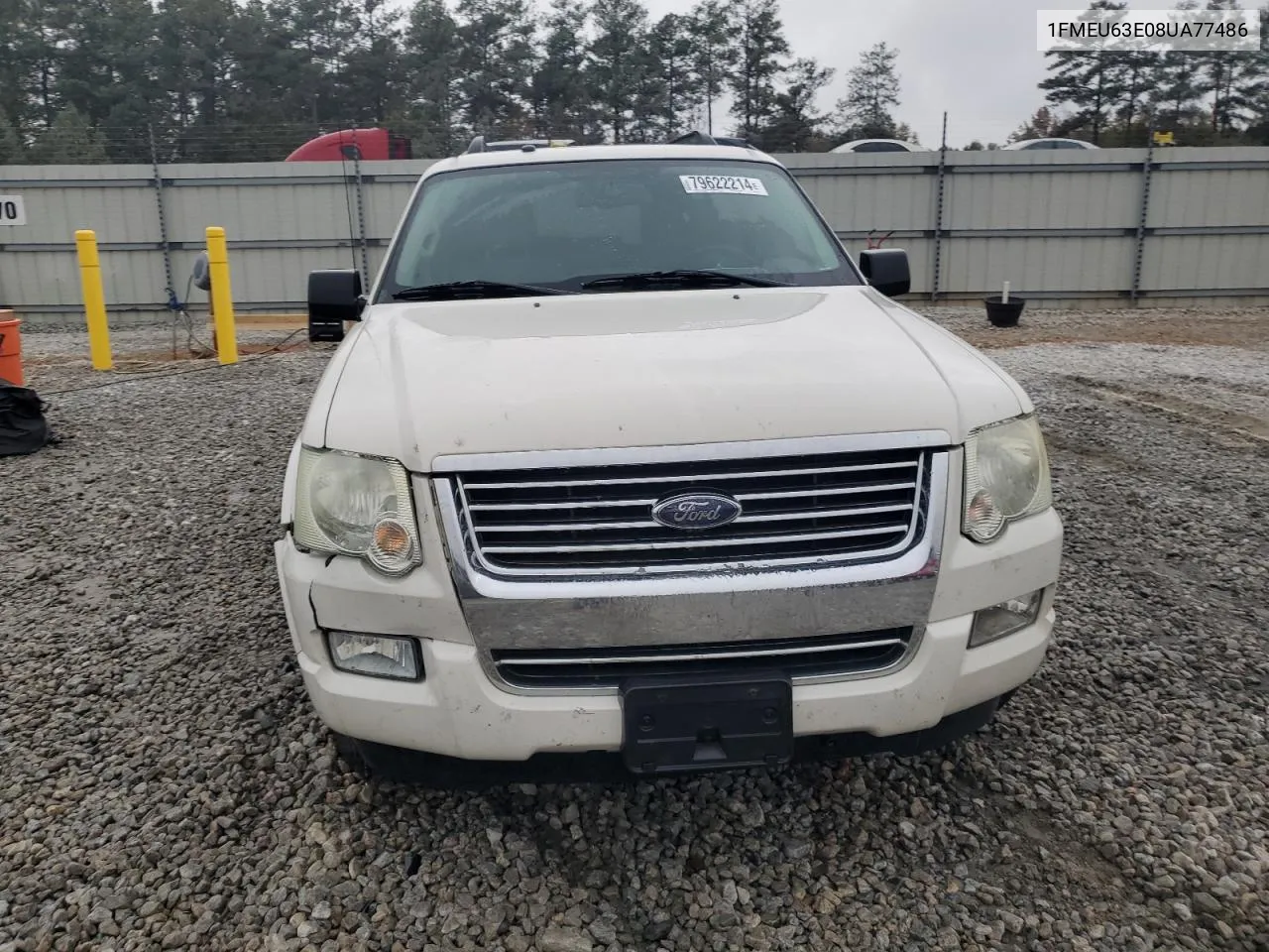 2008 Ford Explorer Xlt VIN: 1FMEU63E08UA77486 Lot: 79622214