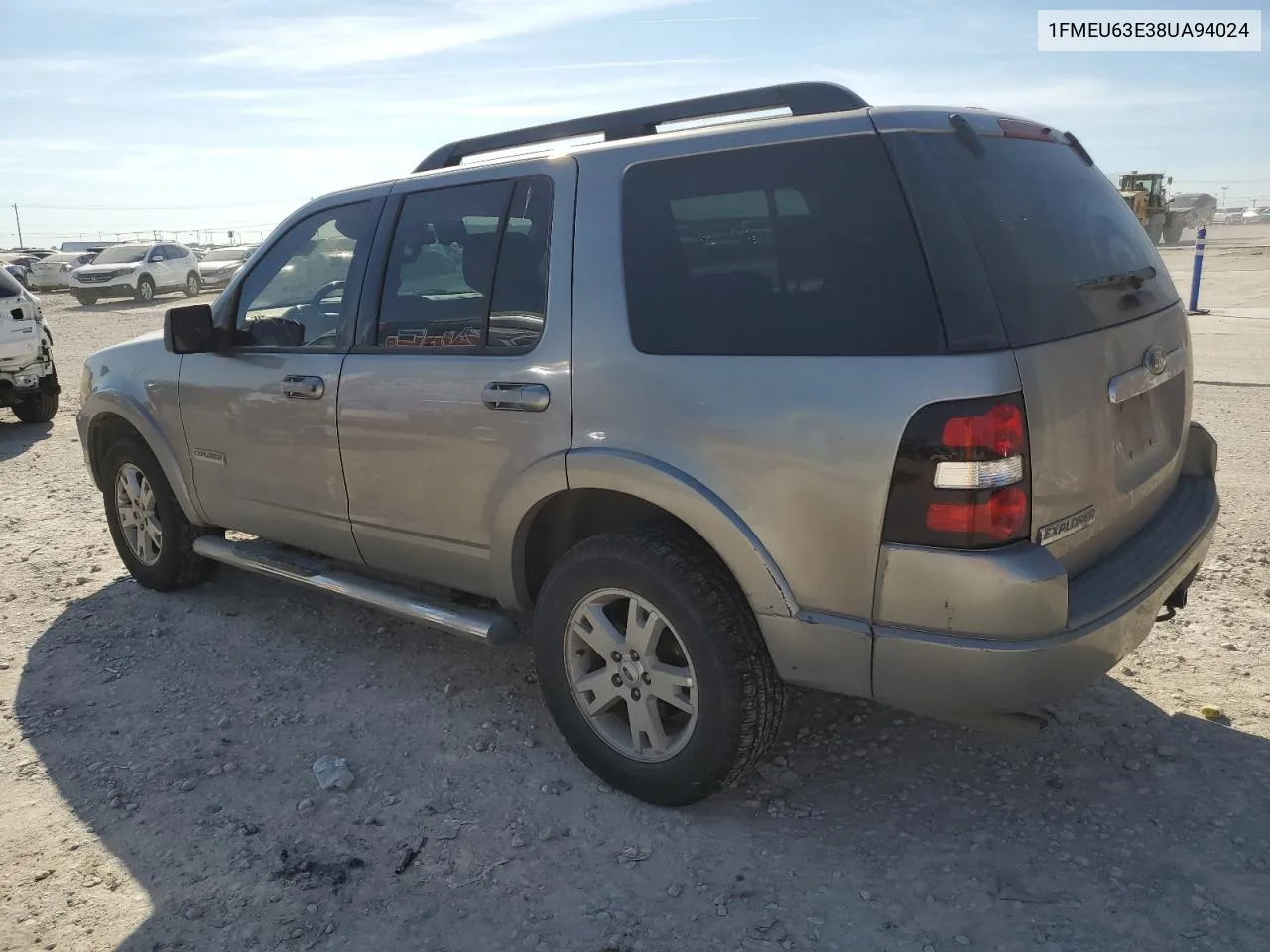 2008 Ford Explorer Xlt VIN: 1FMEU63E38UA94024 Lot: 80541704