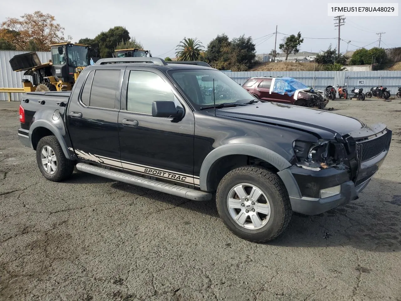 2008 Ford Explorer Sport Trac Xlt VIN: 1FMEU51E78UA48029 Lot: 81281864