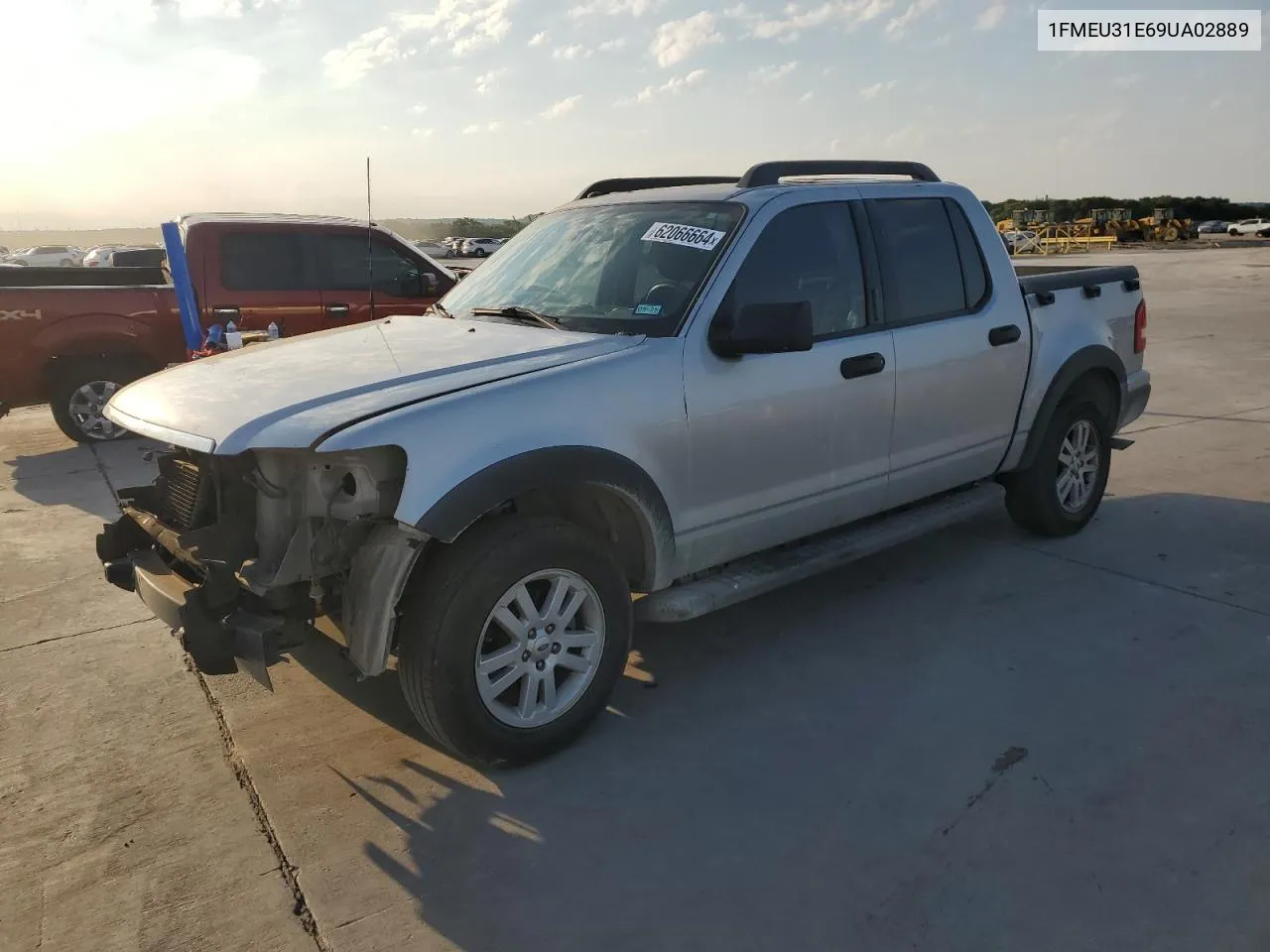 2009 Ford Explorer Sport Trac Xlt VIN: 1FMEU31E69UA02889 Lot: 62066664