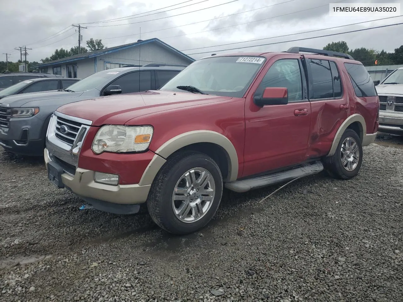 2009 Ford Explorer Eddie Bauer VIN: 1FMEU64E89UA35020 Lot: 71272214