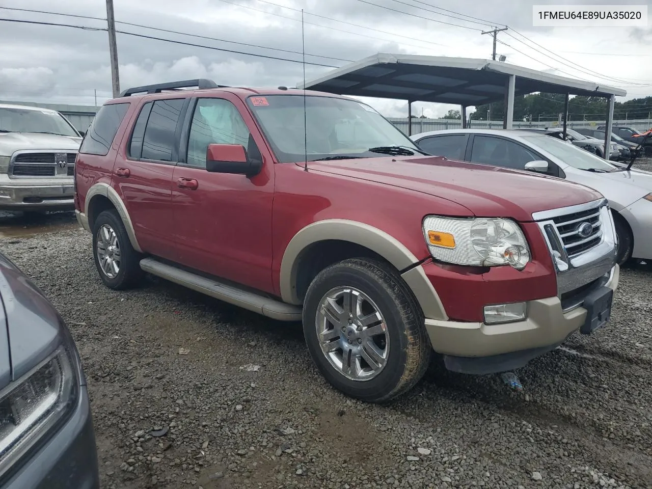 2009 Ford Explorer Eddie Bauer VIN: 1FMEU64E89UA35020 Lot: 71272214