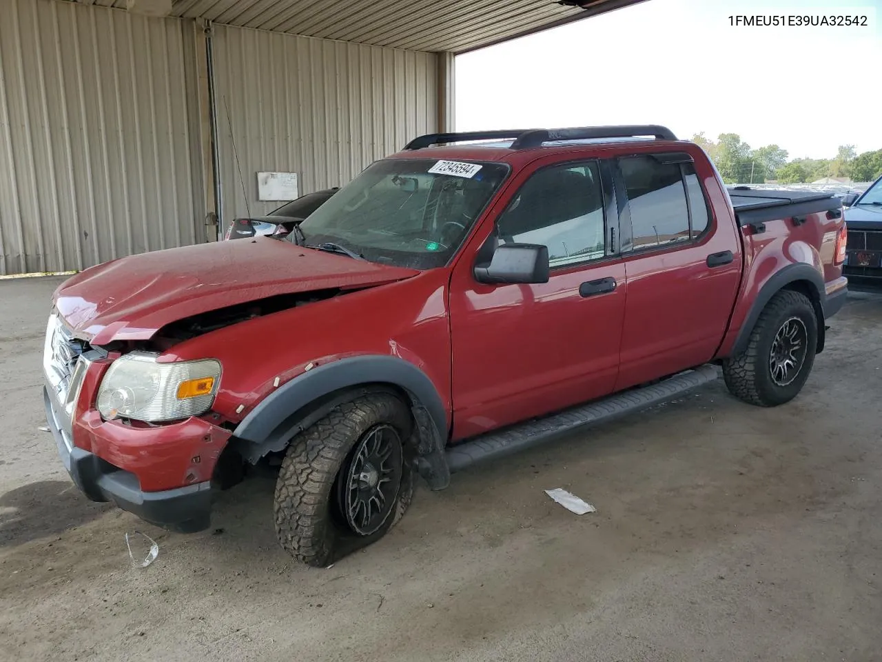 2009 Ford Explorer Sport Trac Xlt VIN: 1FMEU51E39UA32542 Lot: 72345594