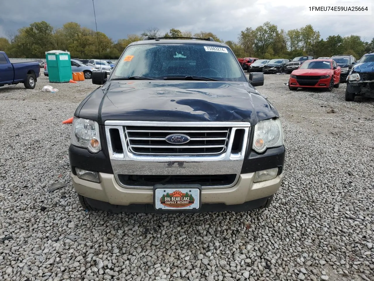 2009 Ford Explorer Eddie Bauer VIN: 1FMEU74E59UA25664 Lot: 75983274