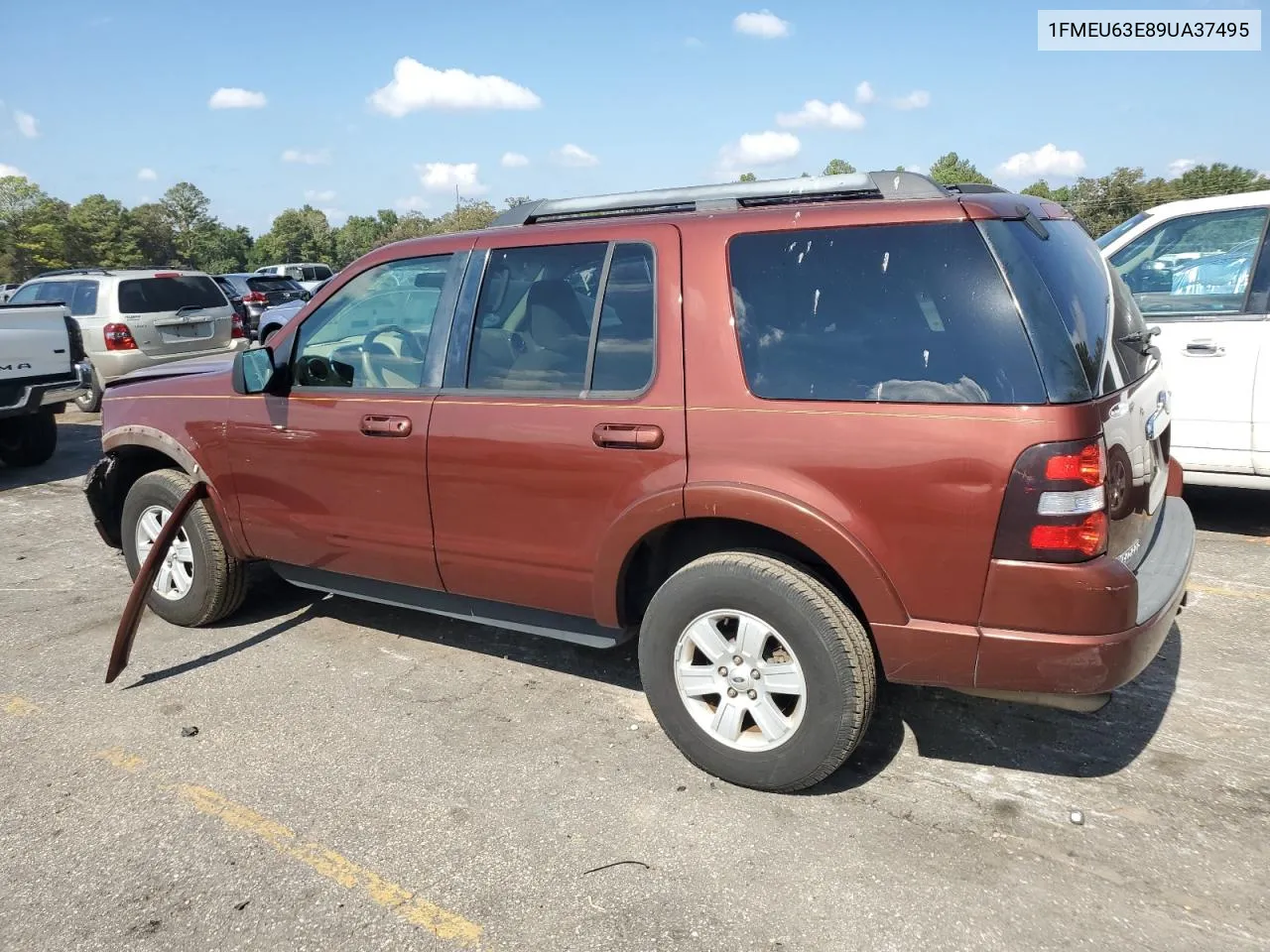 2009 Ford Explorer Xlt VIN: 1FMEU63E89UA37495 Lot: 78135444