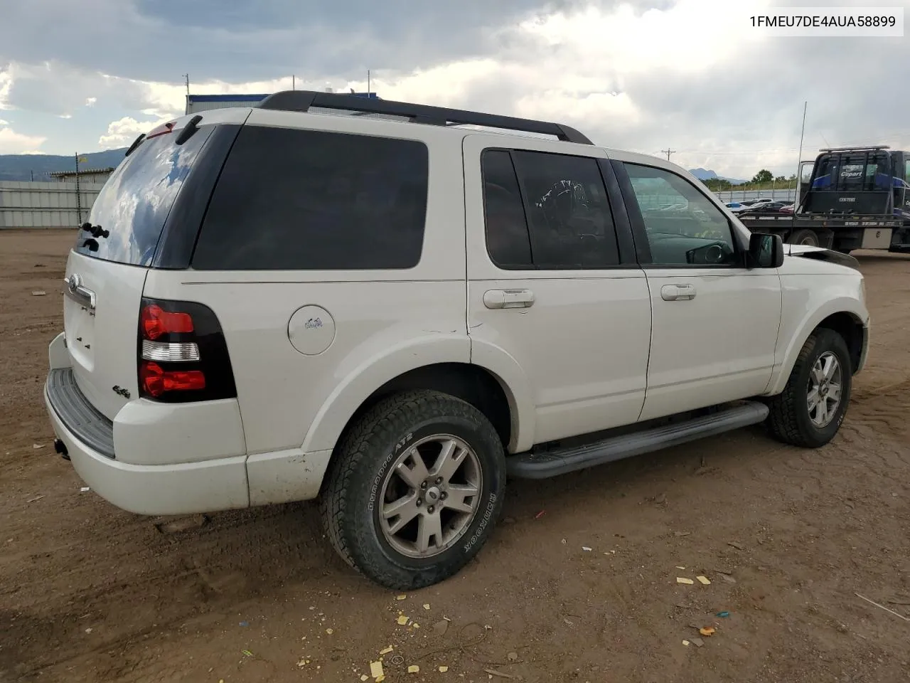 2010 Ford Explorer Xlt VIN: 1FMEU7DE4AUA58899 Lot: 59098664