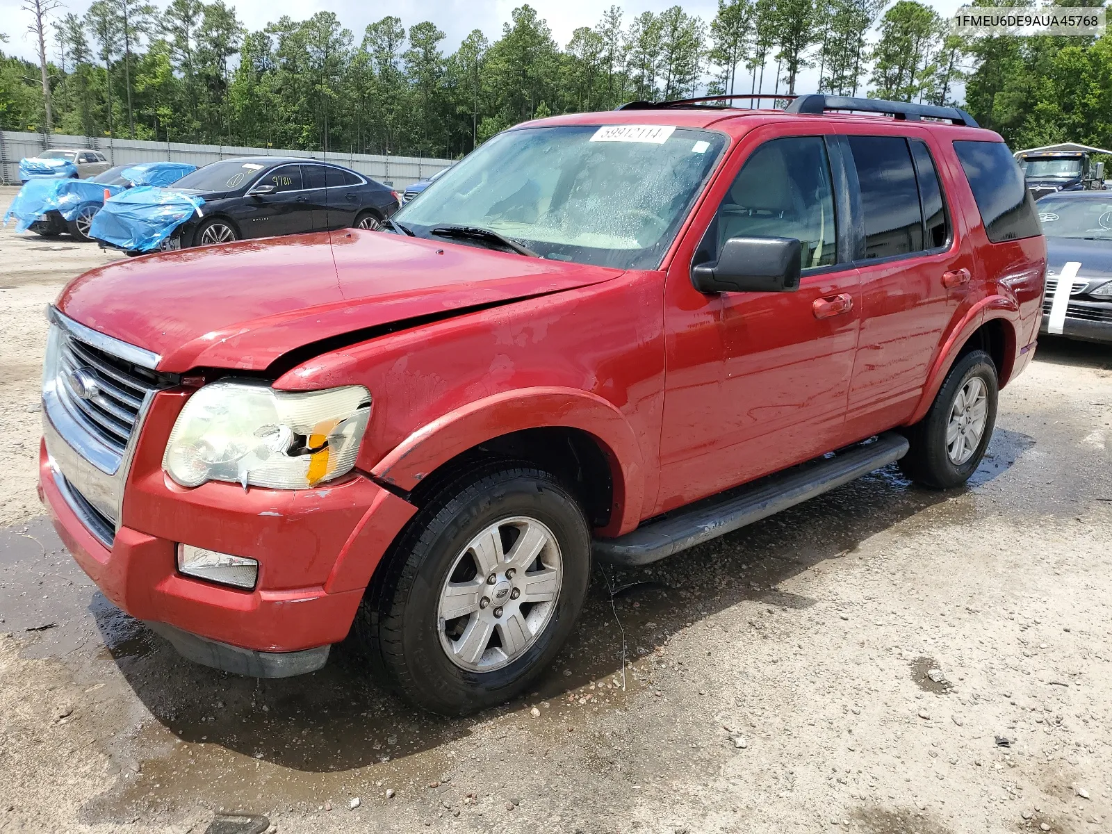 2010 Ford Explorer Xlt VIN: 1FMEU6DE9AUA45768 Lot: 59912114