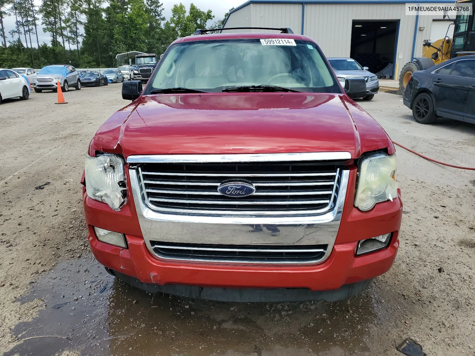 2010 Ford Explorer Xlt VIN: 1FMEU6DE9AUA45768 Lot: 59912114