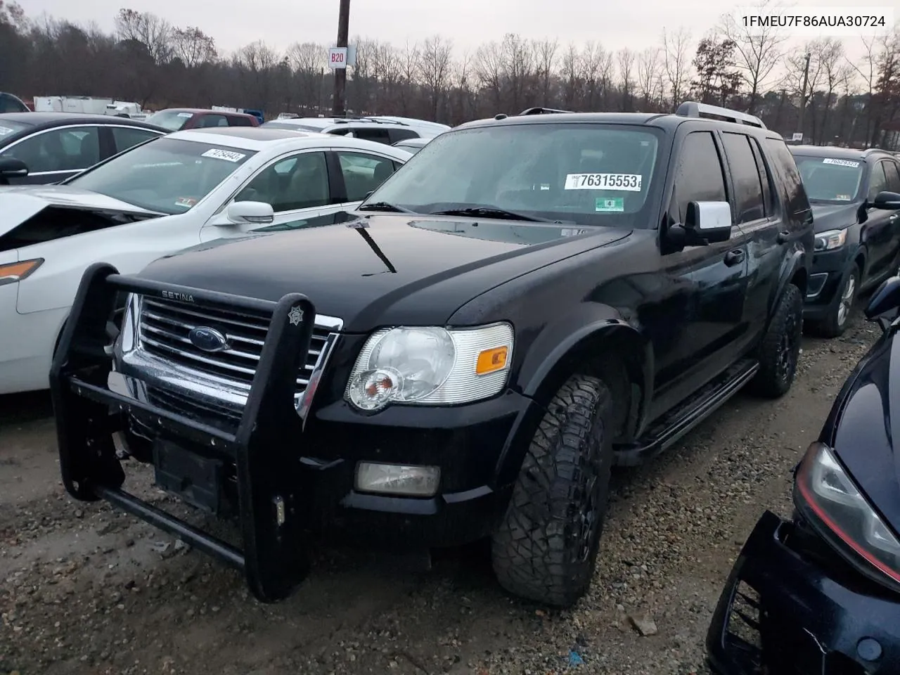 2010 Ford Explorer Limited VIN: 1FMEU7F86AUA30724 Lot: 62395724