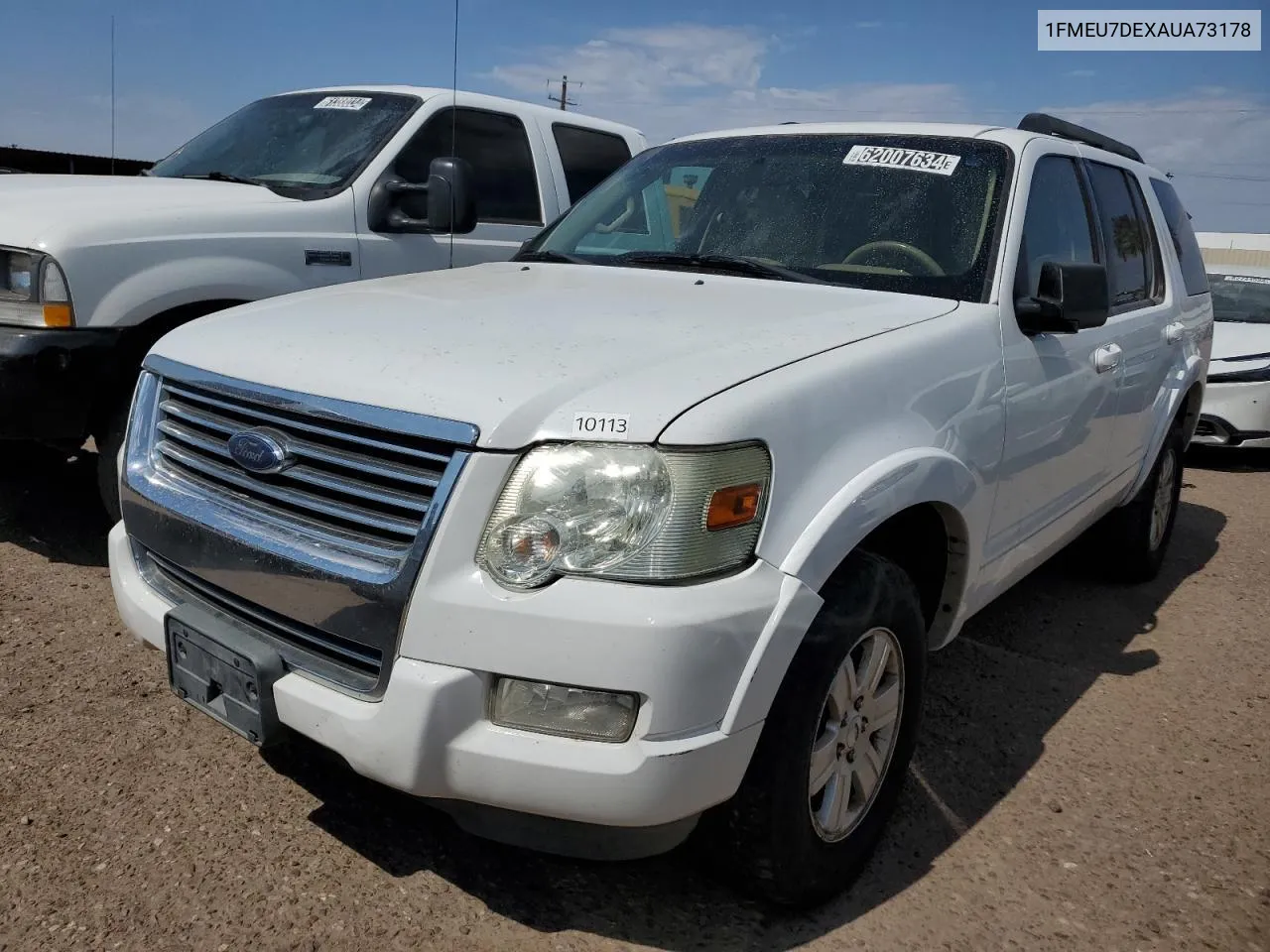 2010 Ford Explorer Xlt VIN: 1FMEU7DEXAUA73178 Lot: 65582044