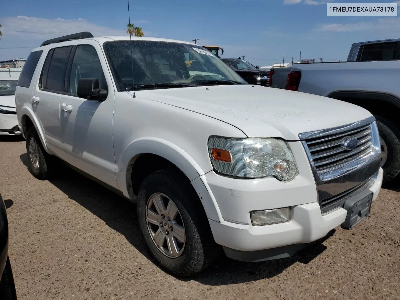 2010 Ford Explorer Xlt VIN: 1FMEU7DEXAUA73178 Lot: 65582044