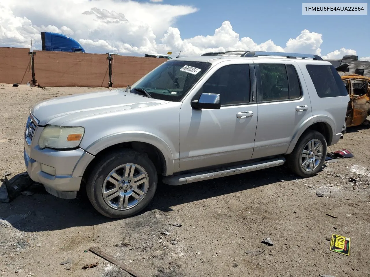 2010 Ford Explorer Limited VIN: 1FMEU6FE4AUA22864 Lot: 66900354