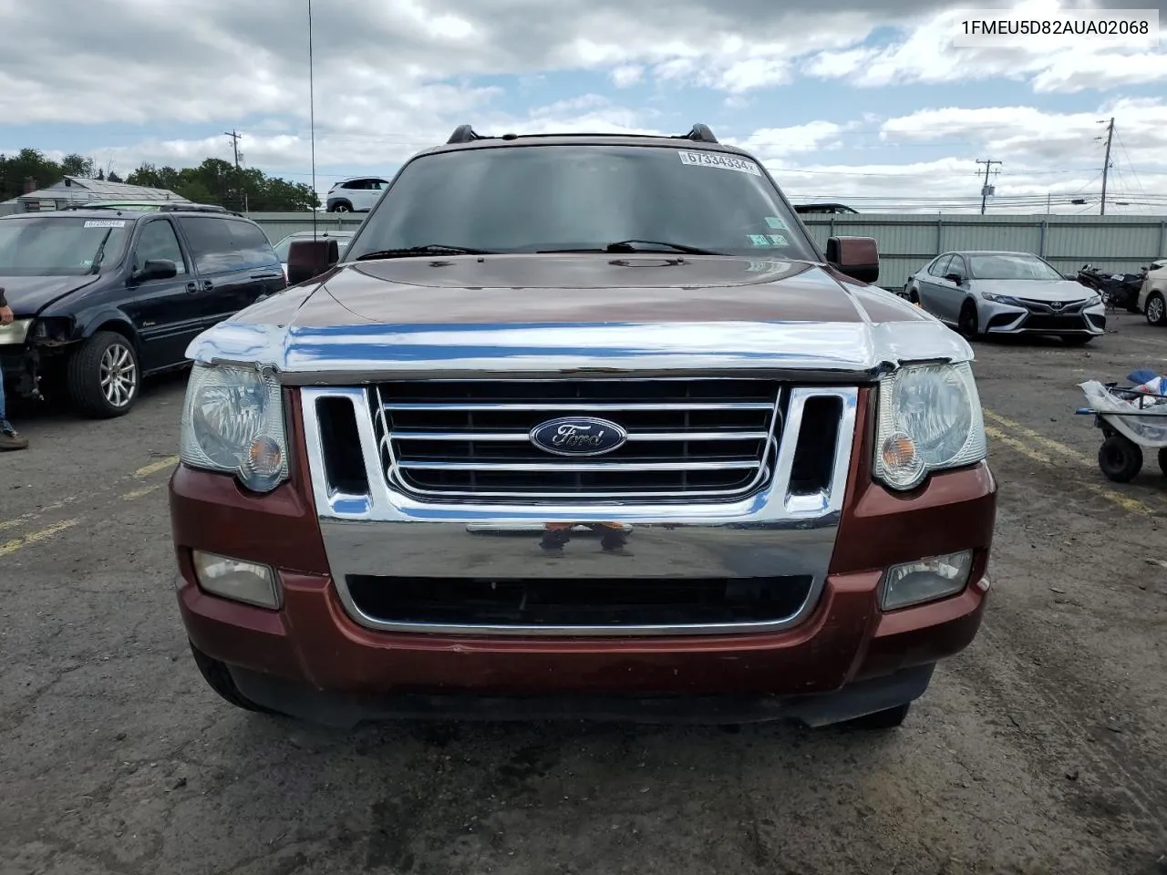 2010 Ford Explorer Sport Trac Limited VIN: 1FMEU5D82AUA02068 Lot: 67334334