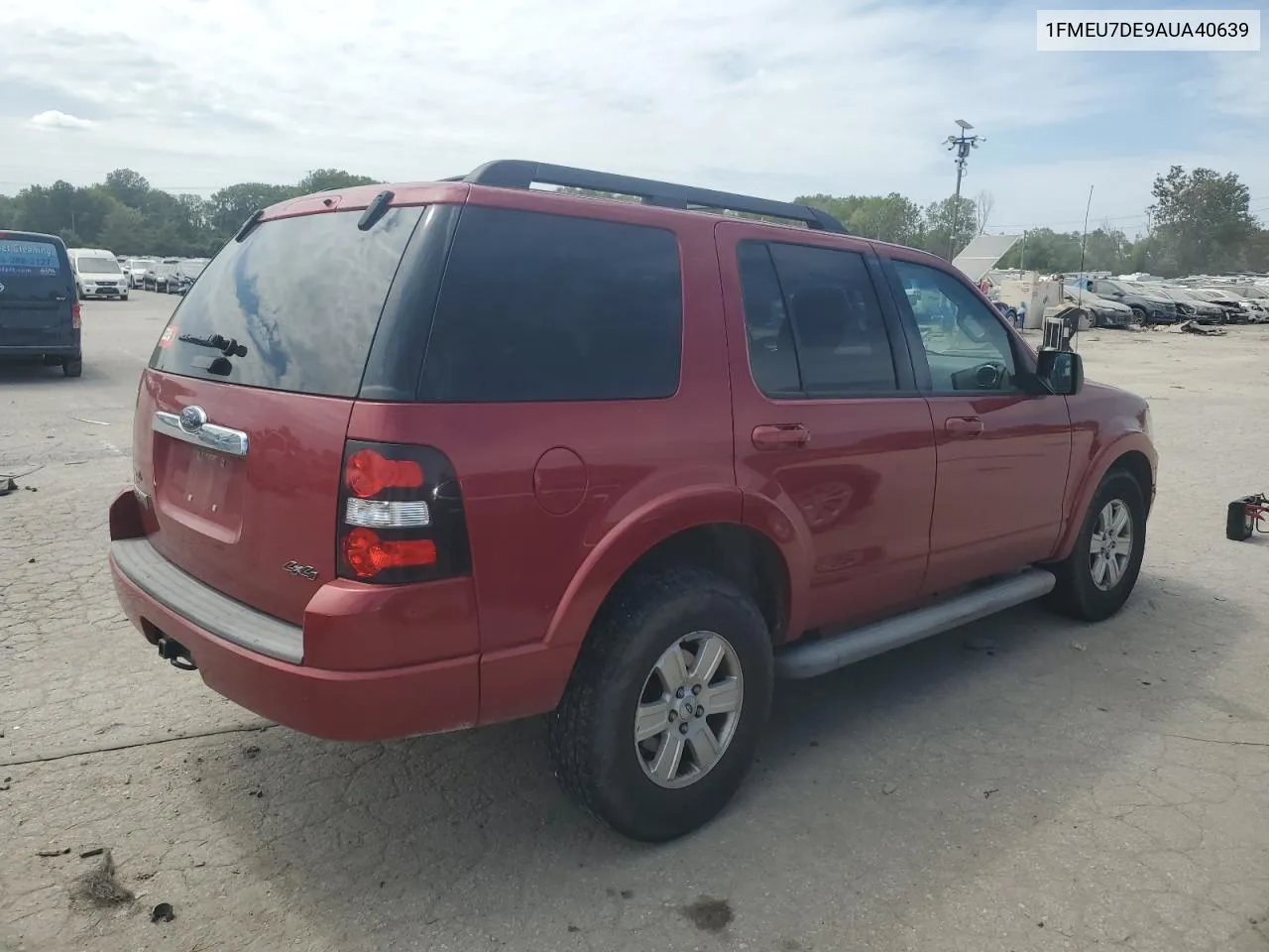 2010 Ford Explorer Xlt VIN: 1FMEU7DE9AUA40639 Lot: 68461874