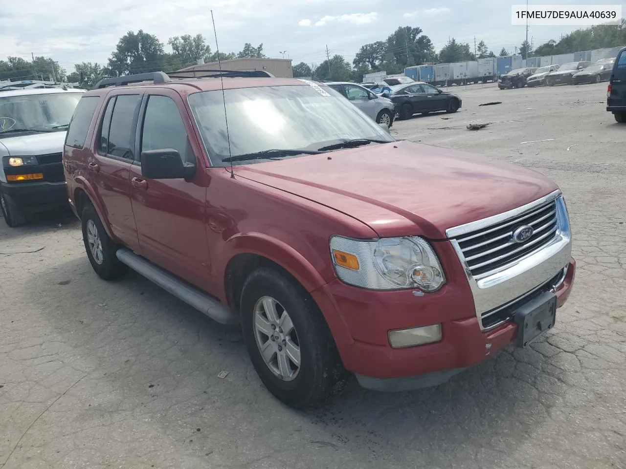 2010 Ford Explorer Xlt VIN: 1FMEU7DE9AUA40639 Lot: 68461874