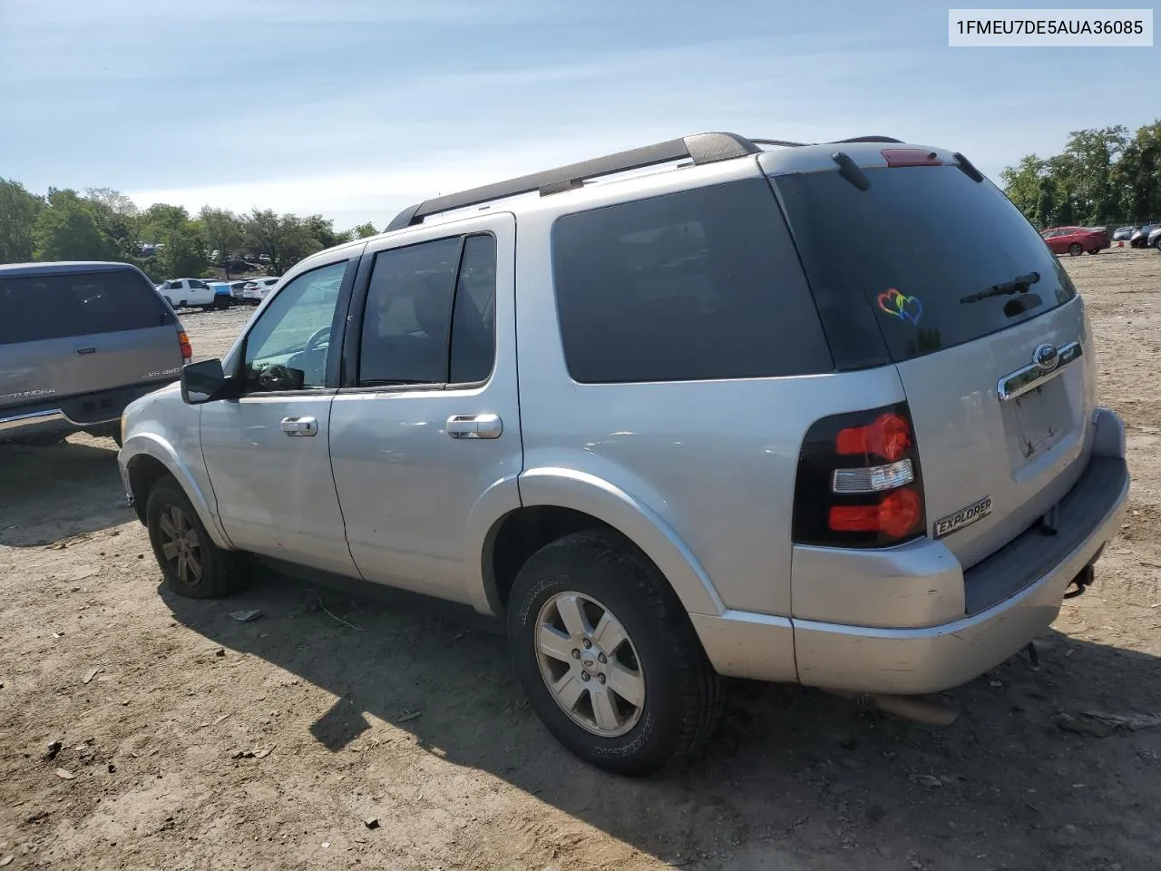 2010 Ford Explorer Xlt VIN: 1FMEU7DE5AUA36085 Lot: 69092514