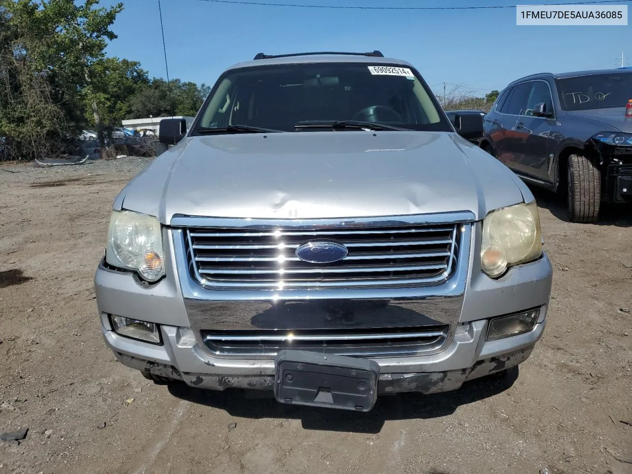 2010 Ford Explorer Xlt VIN: 1FMEU7DE5AUA36085 Lot: 69092514