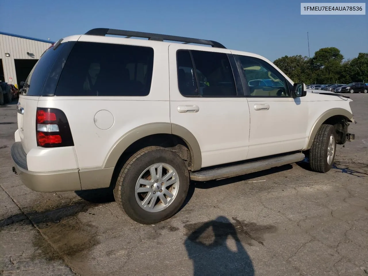 2010 Ford Explorer Eddie Bauer VIN: 1FMEU7EE4AUA78536 Lot: 69314794