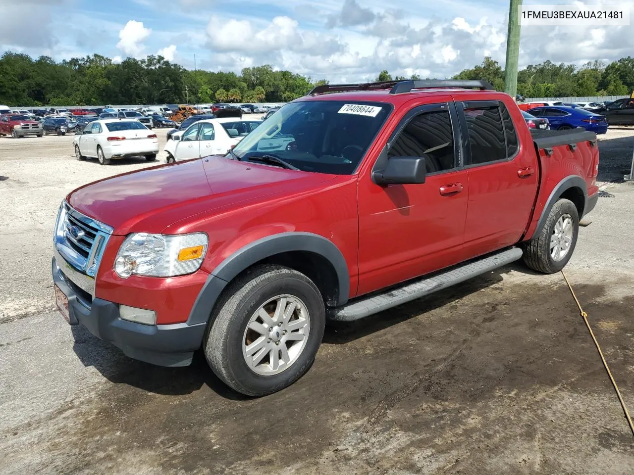 2010 Ford Explorer Sport Trac Xlt VIN: 1FMEU3BEXAUA21481 Lot: 70408644