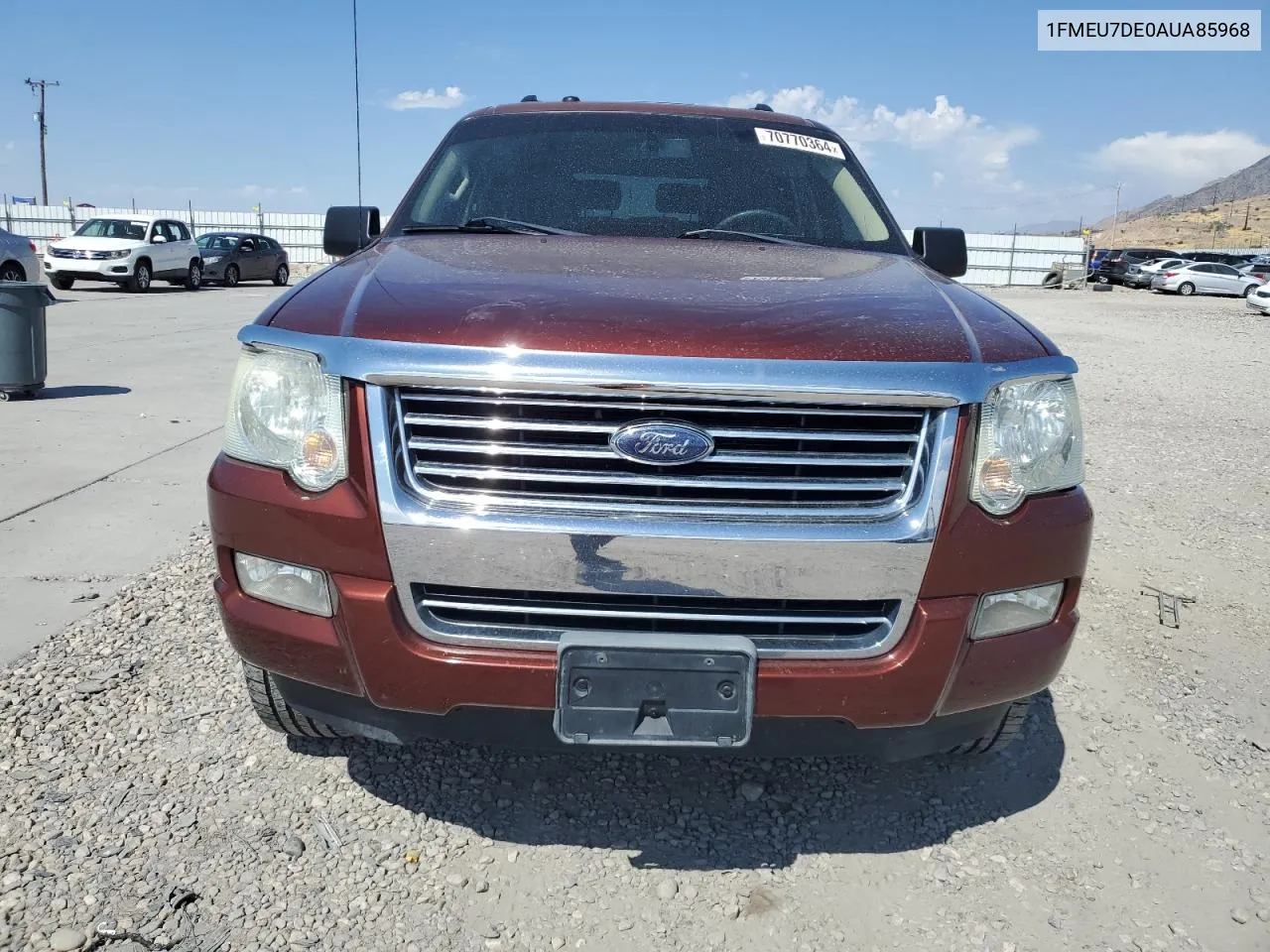 2010 Ford Explorer Xlt VIN: 1FMEU7DE0AUA85968 Lot: 70770364