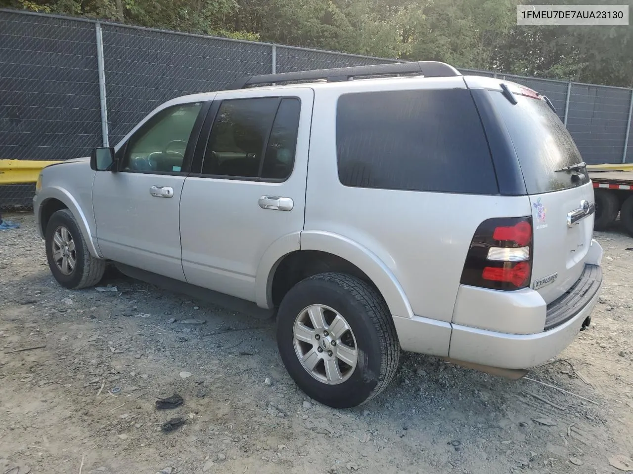 2010 Ford Explorer Xlt VIN: 1FMEU7DE7AUA23130 Lot: 71183484