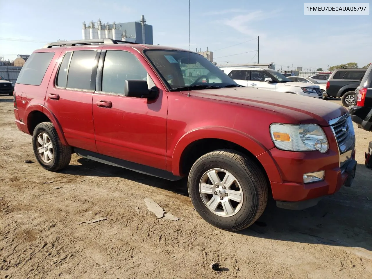 2010 Ford Explorer Xlt VIN: 1FMEU7DE0AUA06797 Lot: 71290524