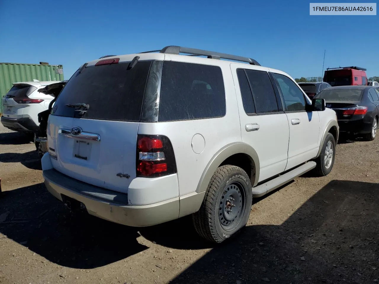 2010 Ford Explorer Eddie Bauer VIN: 1FMEU7E86AUA42616 Lot: 74271604