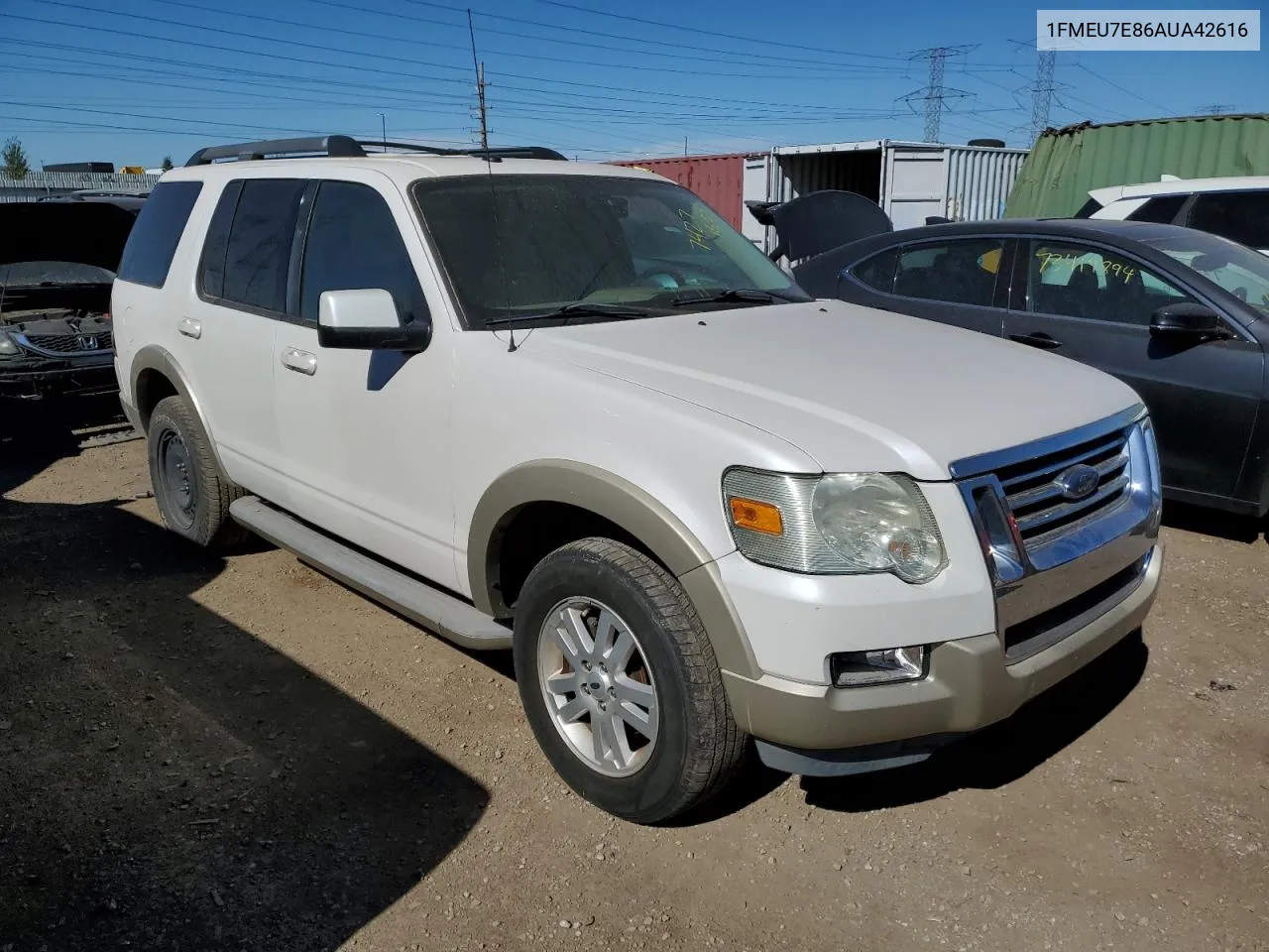 2010 Ford Explorer Eddie Bauer VIN: 1FMEU7E86AUA42616 Lot: 74271604