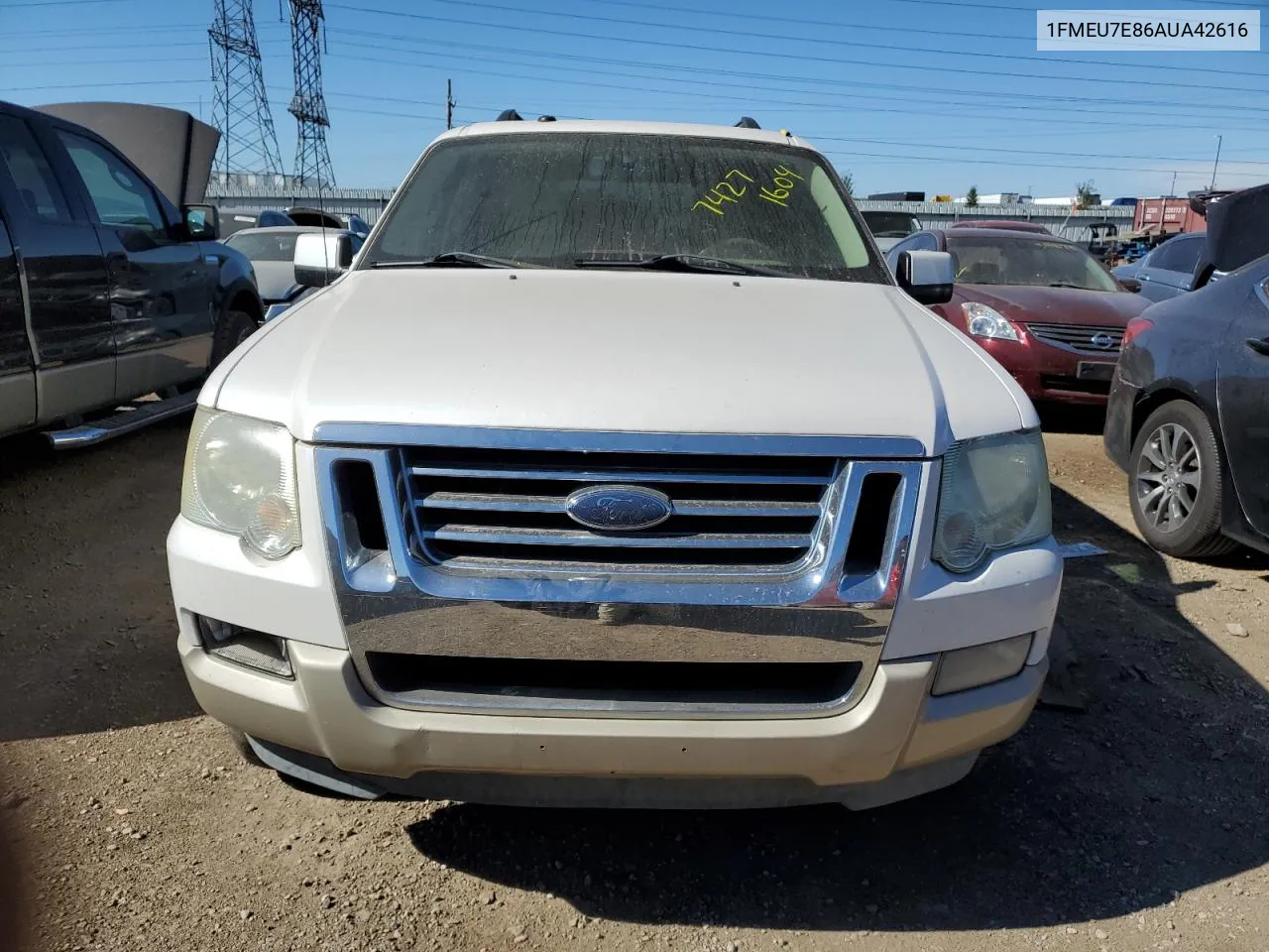 2010 Ford Explorer Eddie Bauer VIN: 1FMEU7E86AUA42616 Lot: 74271604