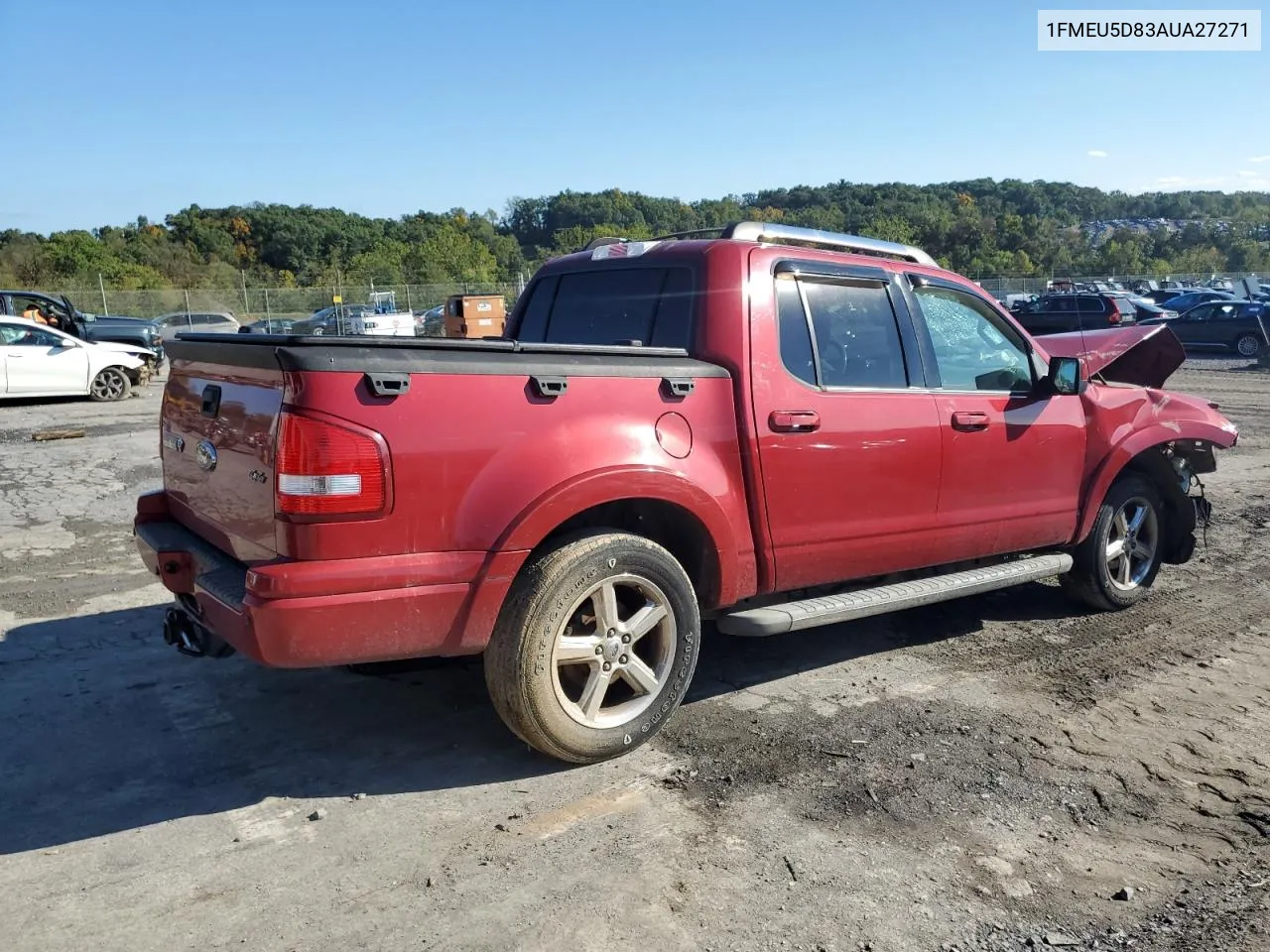 2010 Ford Explorer Sport Trac Limited VIN: 1FMEU5D83AUA27271 Lot: 74432924