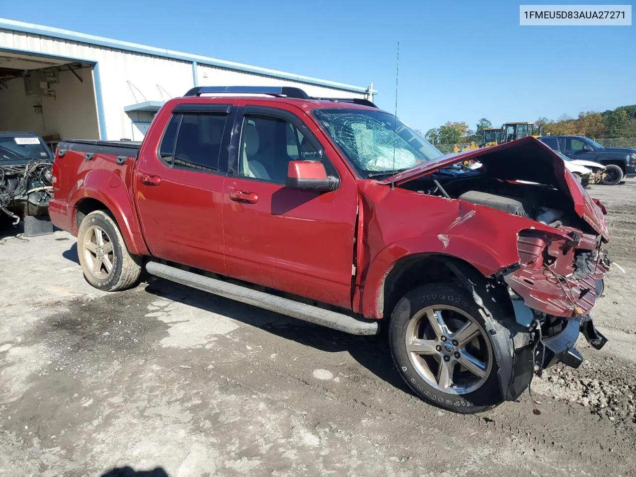 2010 Ford Explorer Sport Trac Limited VIN: 1FMEU5D83AUA27271 Lot: 74432924