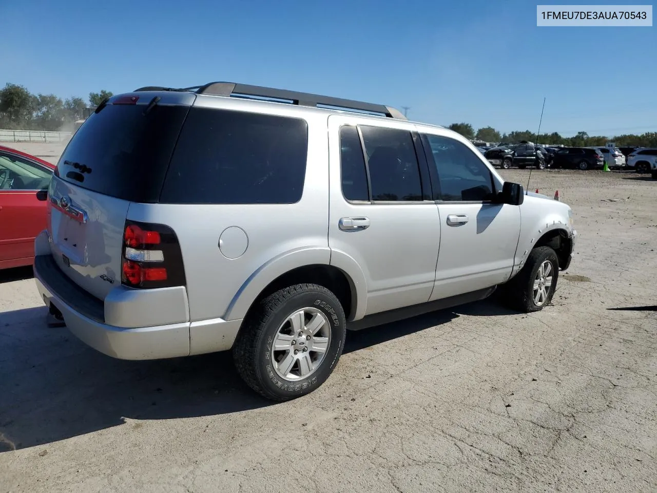 2010 Ford Explorer Xlt VIN: 1FMEU7DE3AUA70543 Lot: 74893434