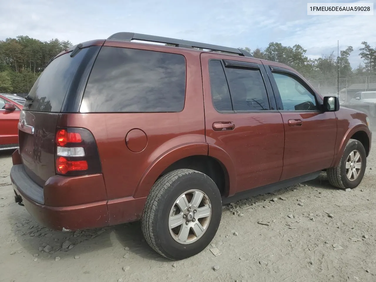 2010 Ford Explorer Xlt VIN: 1FMEU6DE6AUA59028 Lot: 75305244