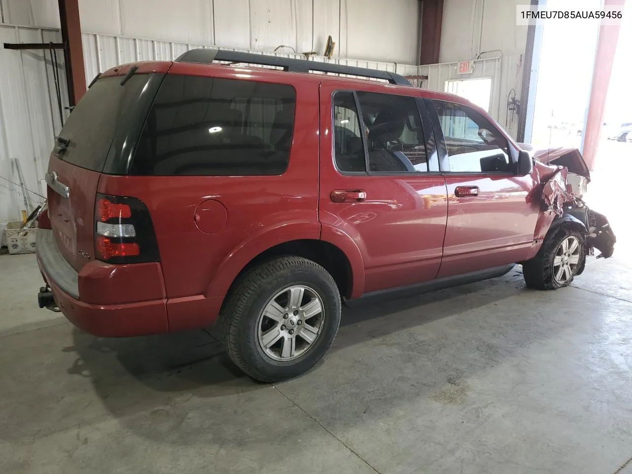 2010 Ford Explorer Xlt VIN: 1FMEU7D85AUA59456 Lot: 75433904