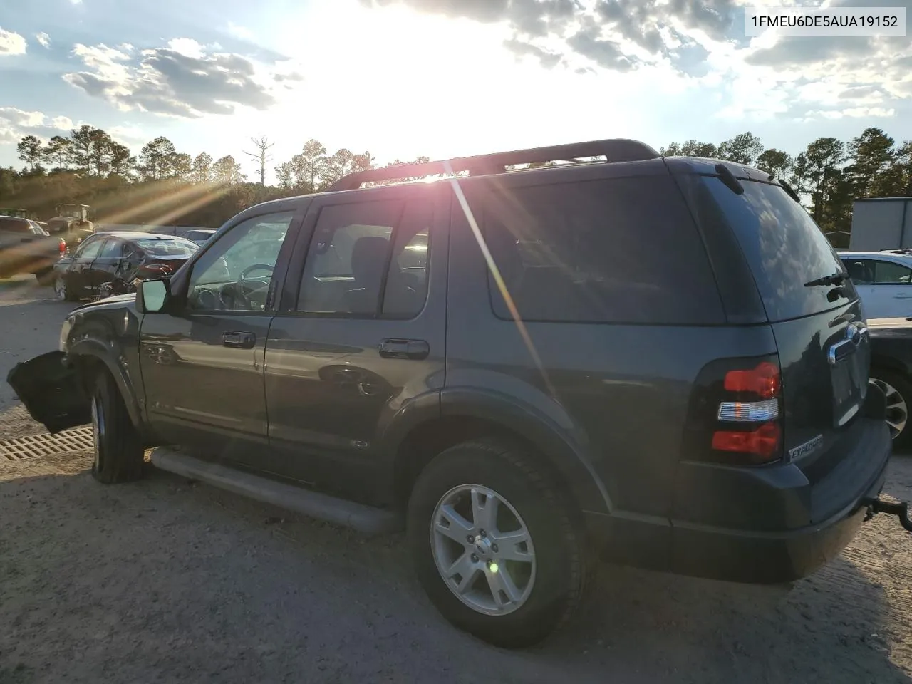 2010 Ford Explorer Xlt VIN: 1FMEU6DE5AUA19152 Lot: 76666194