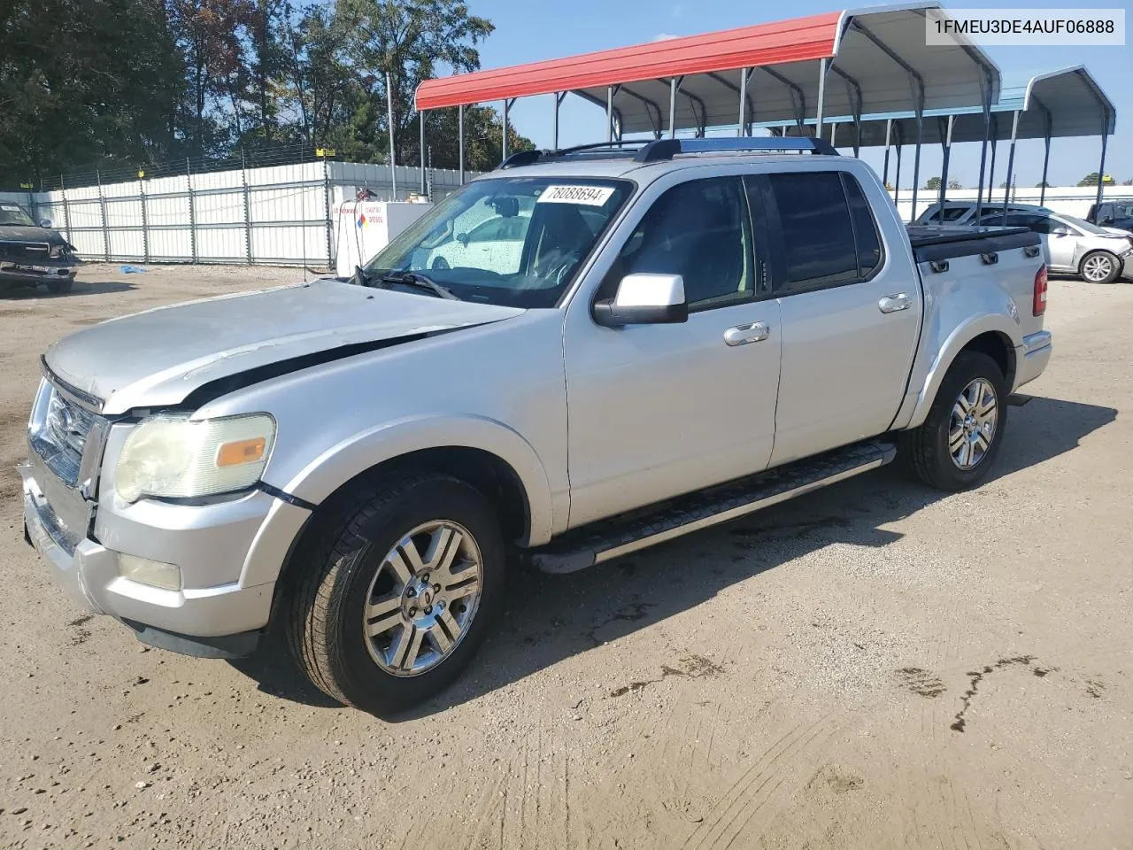 2010 Ford Explorer Sport Trac Limited VIN: 1FMEU3DE4AUF06888 Lot: 78088694