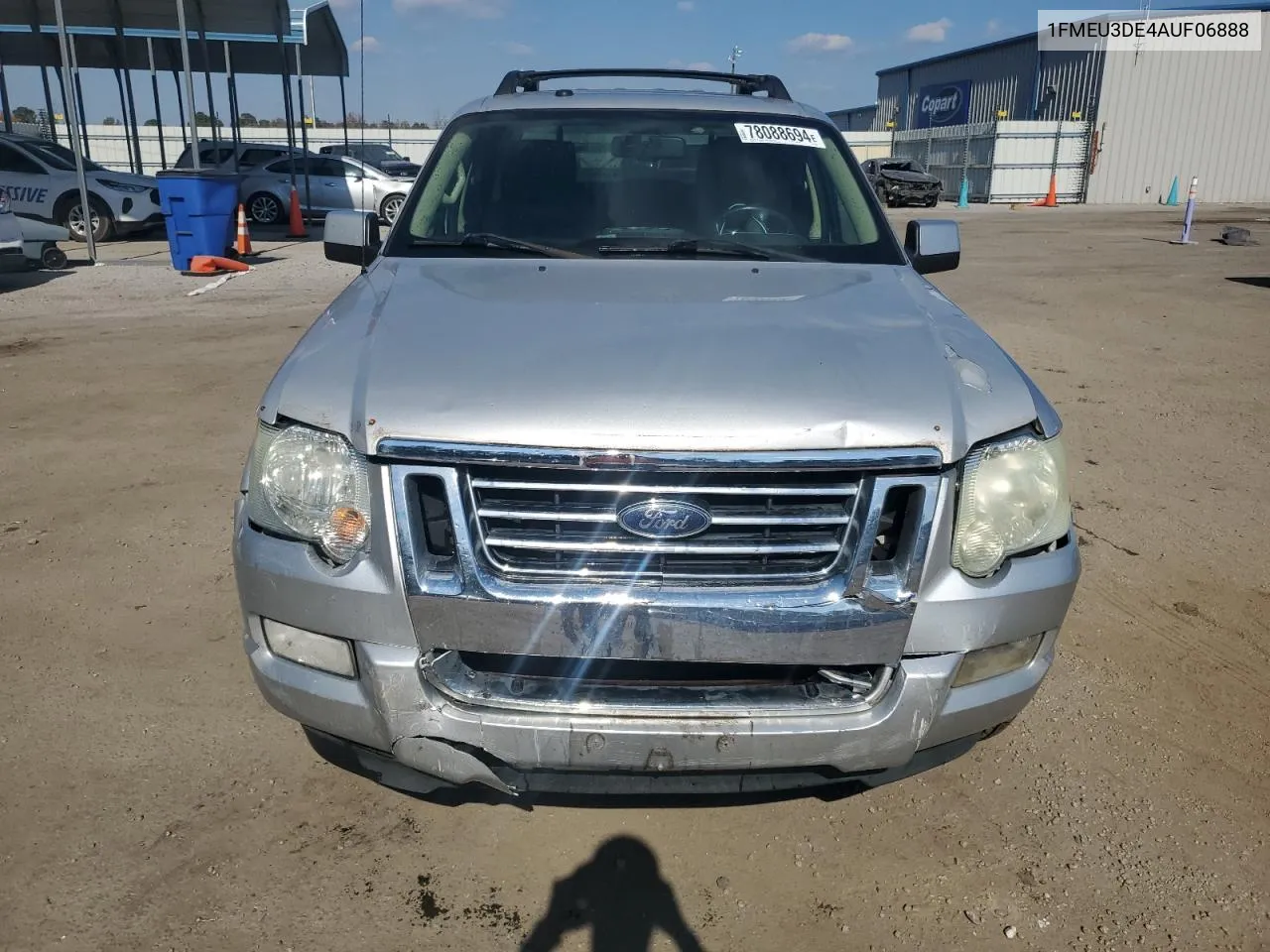 2010 Ford Explorer Sport Trac Limited VIN: 1FMEU3DE4AUF06888 Lot: 78088694