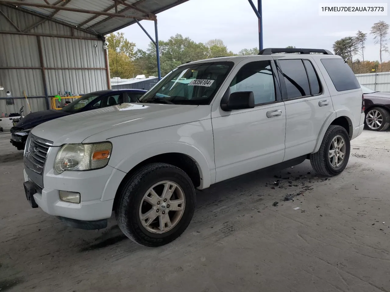 2010 Ford Explorer Xlt VIN: 1FMEU7DE2AUA73773 Lot: 78356104