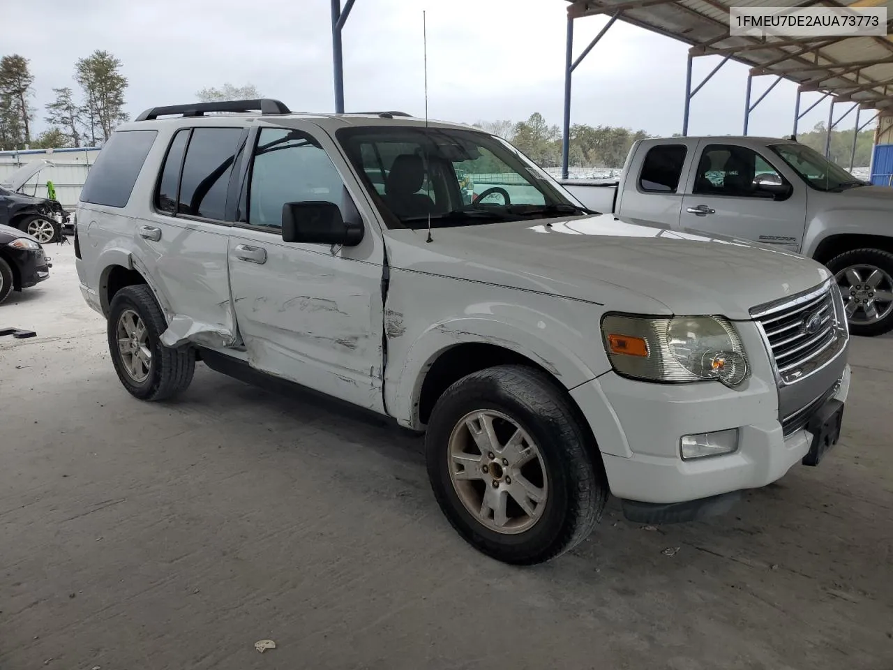 2010 Ford Explorer Xlt VIN: 1FMEU7DE2AUA73773 Lot: 78356104