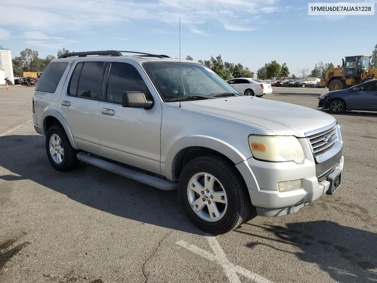 2010 Ford Explorer Xlt VIN: 1FMEU6DE7AUA51228 Lot: 79291834