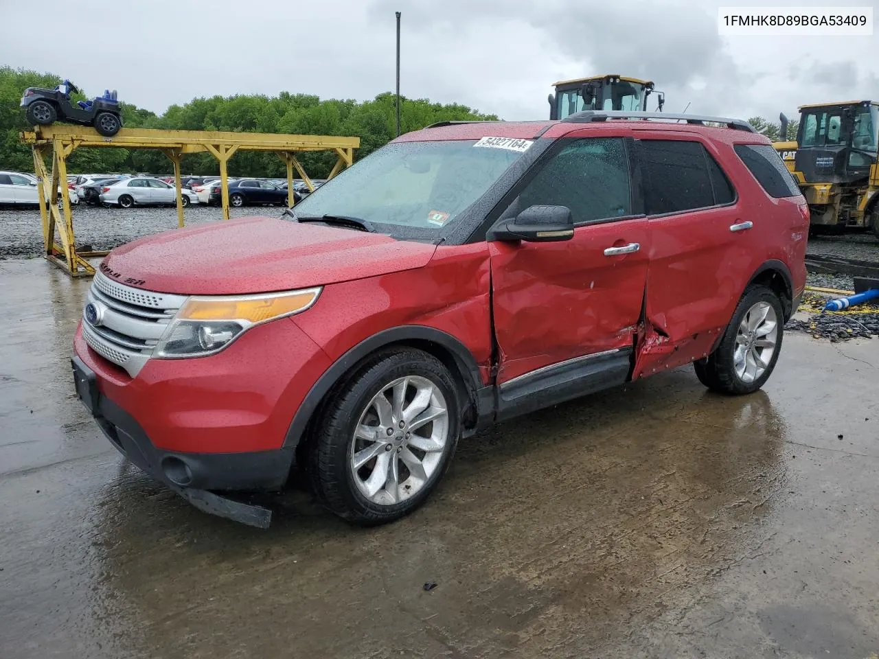 2011 Ford Explorer Xlt VIN: 1FMHK8D89BGA53409 Lot: 54327164