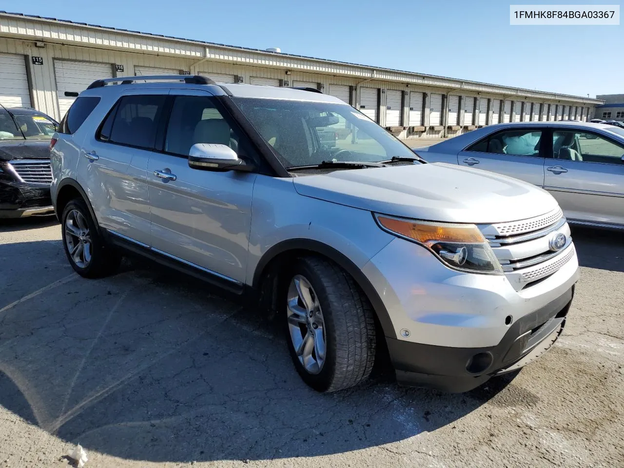 2011 Ford Explorer Limited VIN: 1FMHK8F84BGA03367 Lot: 58214374