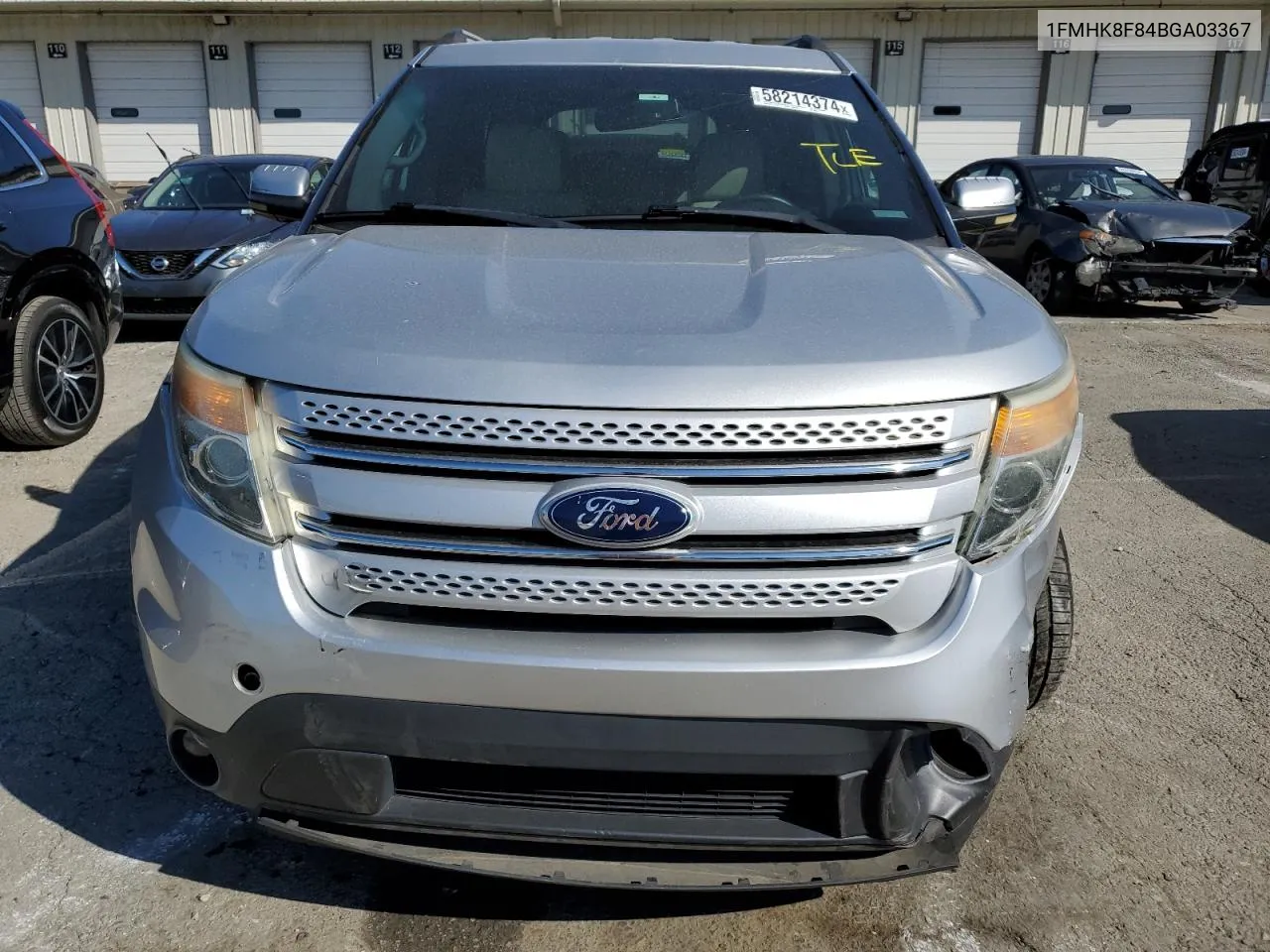 2011 Ford Explorer Limited VIN: 1FMHK8F84BGA03367 Lot: 58214374