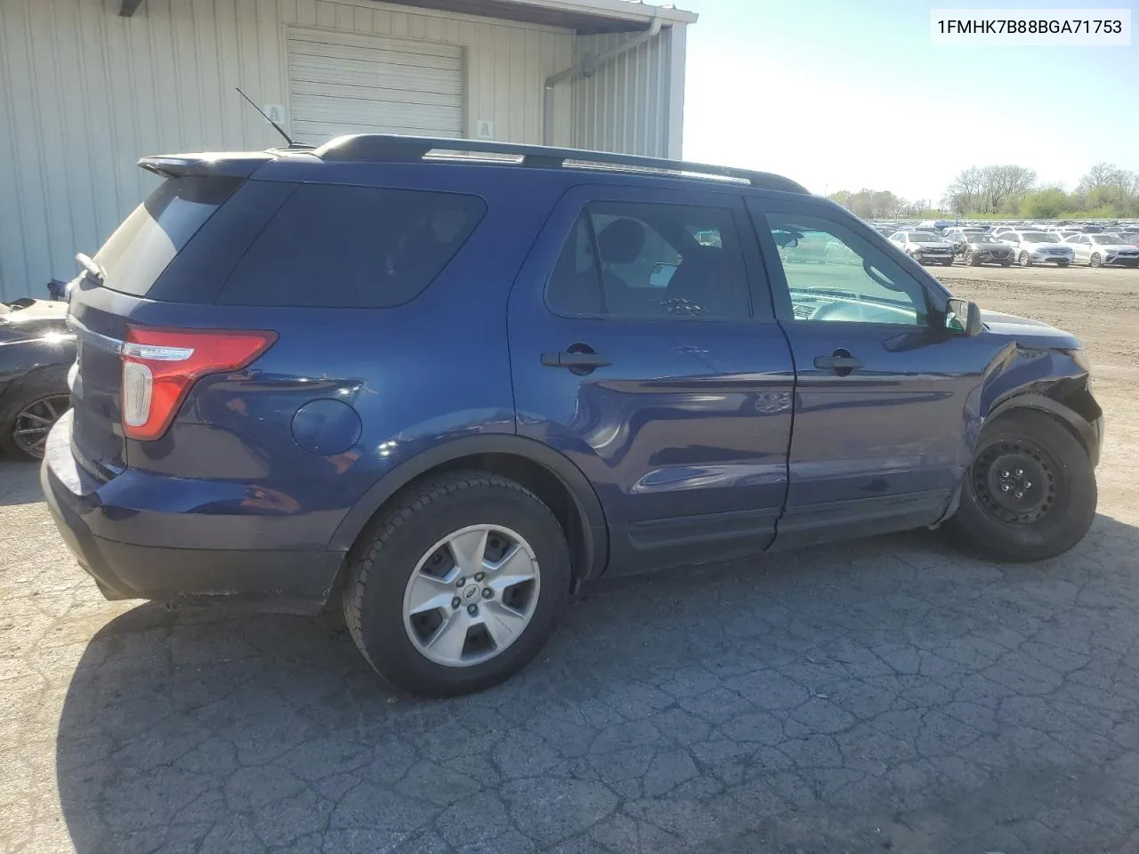 2011 Ford Explorer VIN: 1FMHK7B88BGA71753 Lot: 60081114